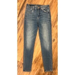 EUC AMERICAN EAGLE Next Level Stretch Hi Rise Jeggings Jeans Size 4 Short